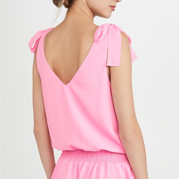 Amanda Uprichard Josephine Hot Pink Dress - Picture 4 of 9